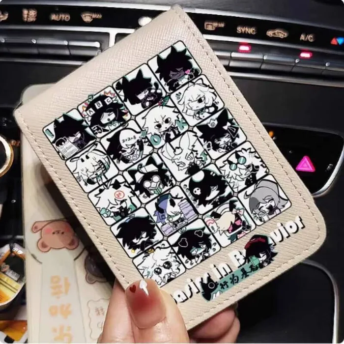 أنيمي بلومي خطر دائرة الأزياء المحفظة بو محفظة بطاقة حامل النقدية حقيبة تأثيري هدية B2045 أنيمي