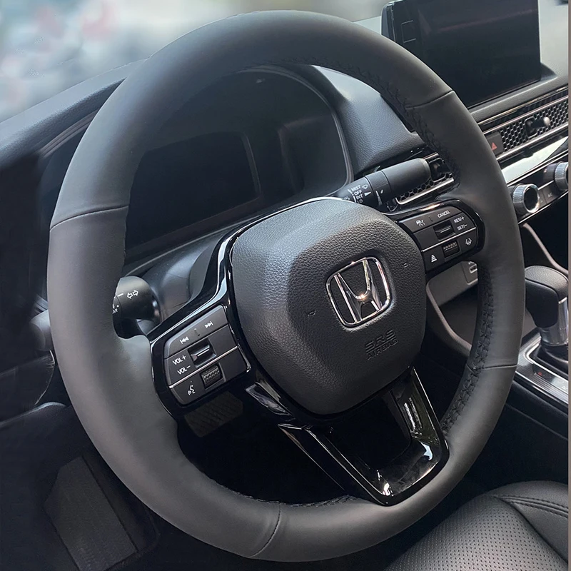 

Чехлы на руль из искусственной кожи для Honda Civic 11, Accord 11, CR-V, HR-V, ZRV 2023-2026, Breeze 2025, Pilot 2023