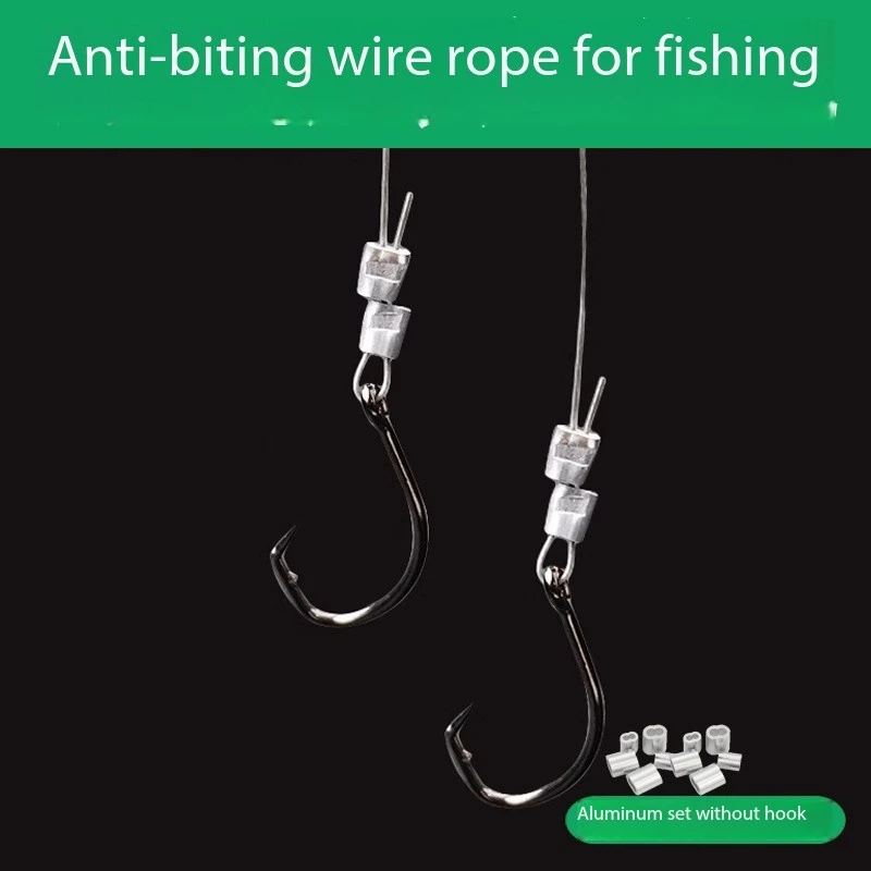 304 Stainless Steel Coated Steel Wire Rope, Anti Bite Wear-Resistant Fishing Wire, Jewelry Pendant Llamp Crystal Wire 0.3mm-0.8