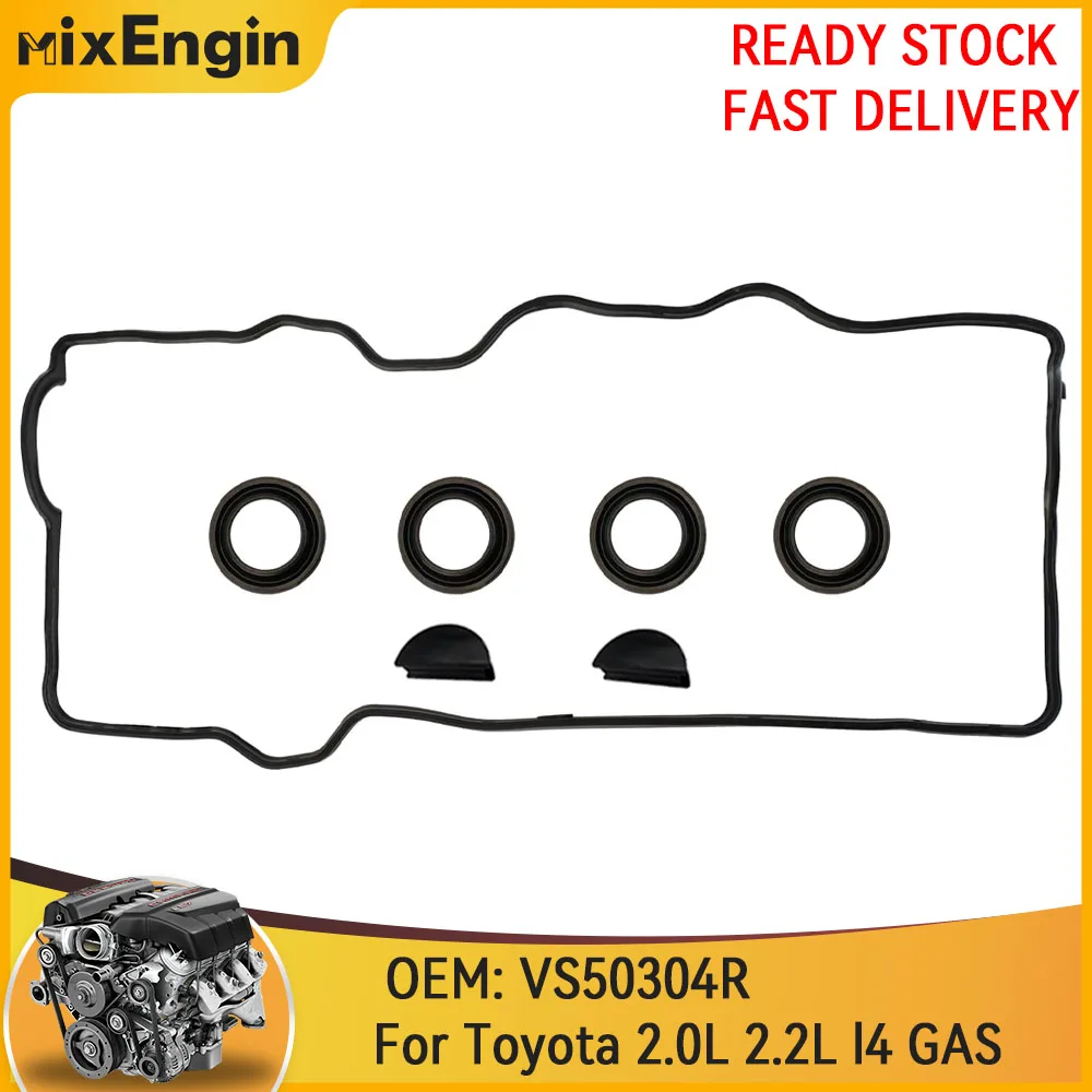 

Комплект прокладок крышки клапана двигателя подходит для 2,0 2,2 л для Toyota Solara Camry RAV4 3S-FE 4S-FE 5SFE 2,0L 2,2L l4 ГАЗ 1987-2001 VS50304R