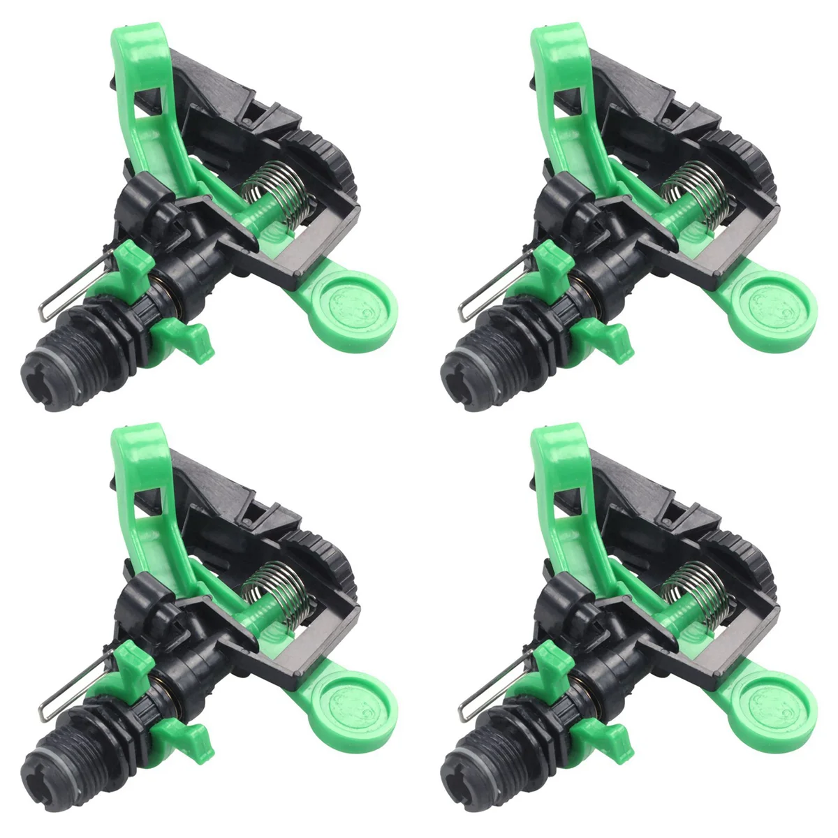 4X Garden Lawn Irrigation Tools Garden Sprinklers Rotating Nozzle Plant Watering Drippers Sprinkler