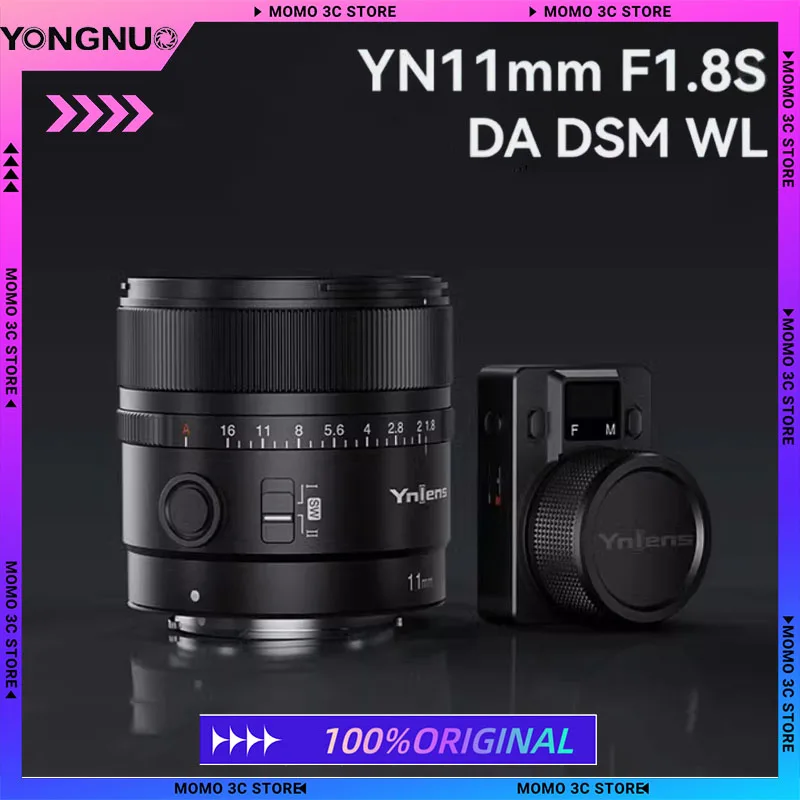 YONGNUO YN11mm F1.8S 11mm F1.8 DA DSM WL Camera Lens Ultra Wide Angle Autofocus Lens For Sony E Mount  Aps-C Mirrorless Camera