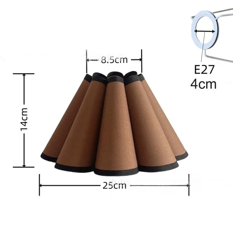 테이블 램프용 사랑스러운 꽃잎 전등갓 천, 창의적인 책상 램프 그늘, 침실 램프 액세서리, 10 인치, E27