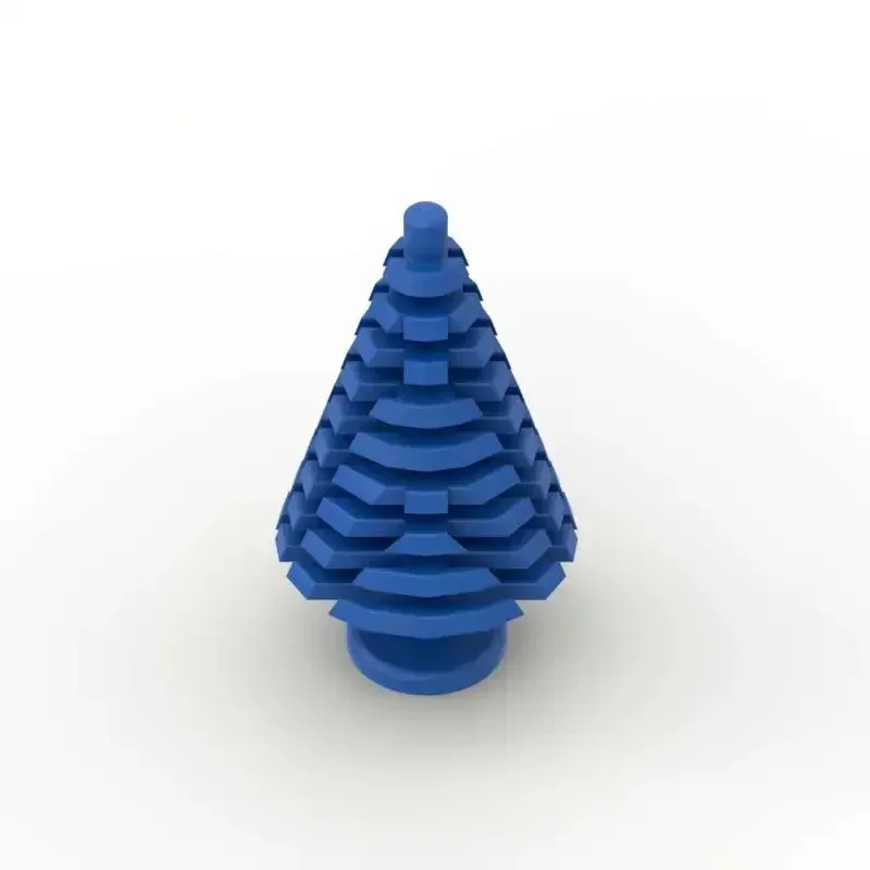 Moc 10 pçs natal grande pinheiro quebra-cabeça partícula 3471 blocos de construção kit floresta verde planta tijolos brinquedos presente natal dropshipping