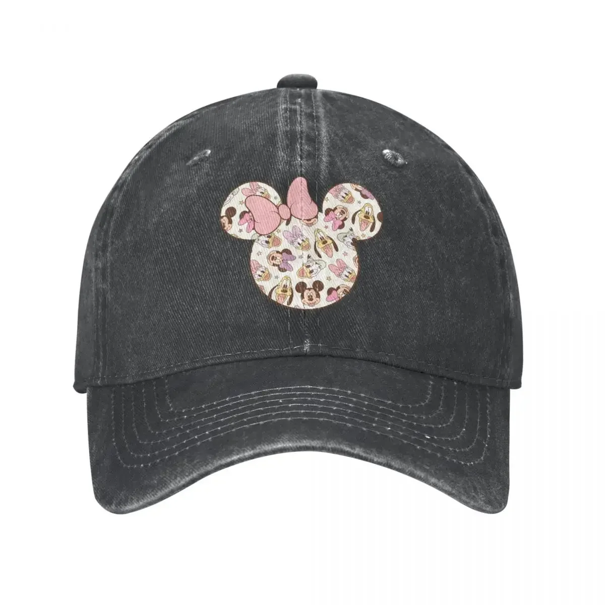 Vintage Mickey And Minnie Baseball Caps for Men Women Distressed Washed  Cap Outdoor Workouts Adjustable Fit Hats Cap