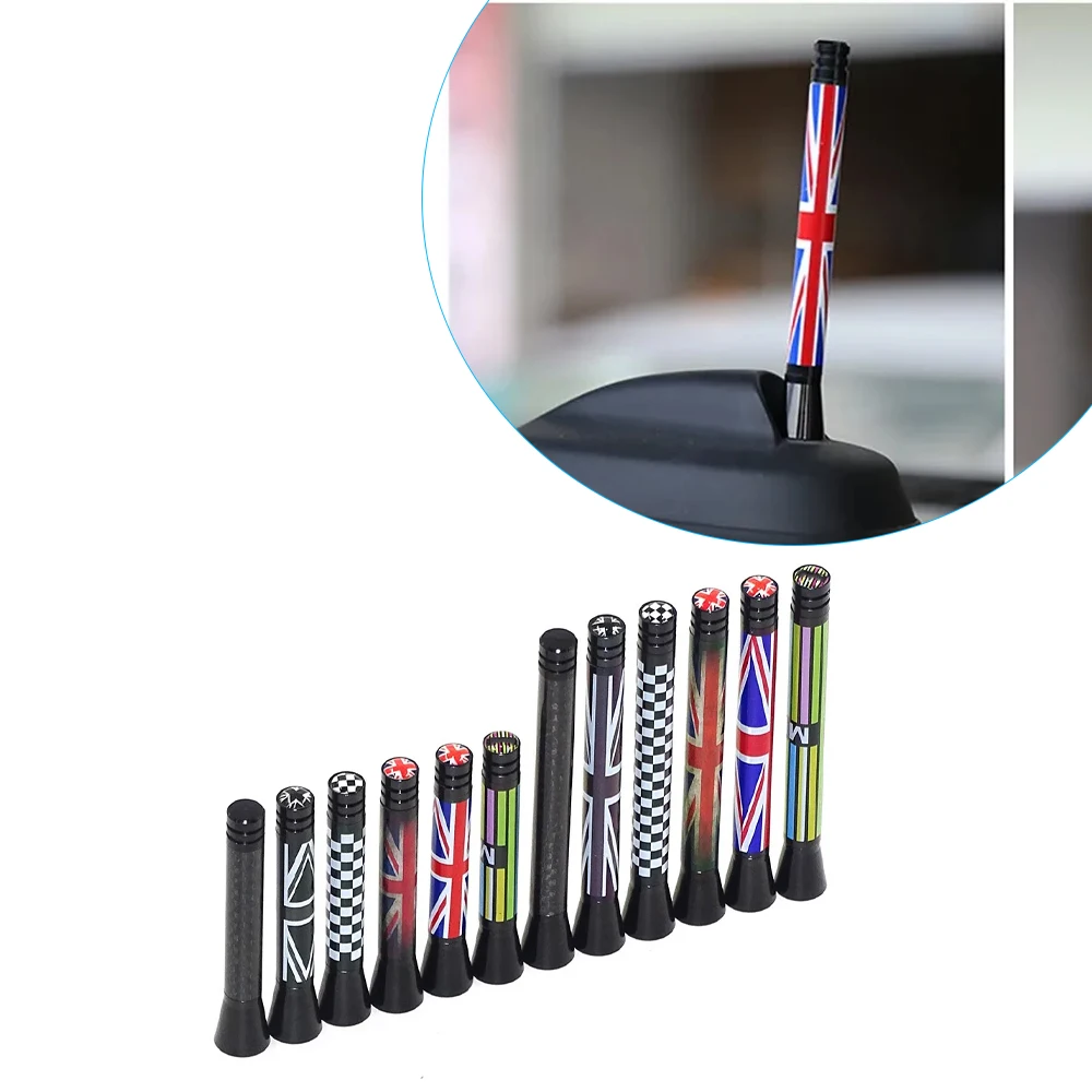 For Mini Cooper F54 F55 F56 F57 F60 R50 R52 R53 R55 R56 R57 R58 R59 R60 R61 Union Jack Car Roof Radio Aerial fm Antenna Antena