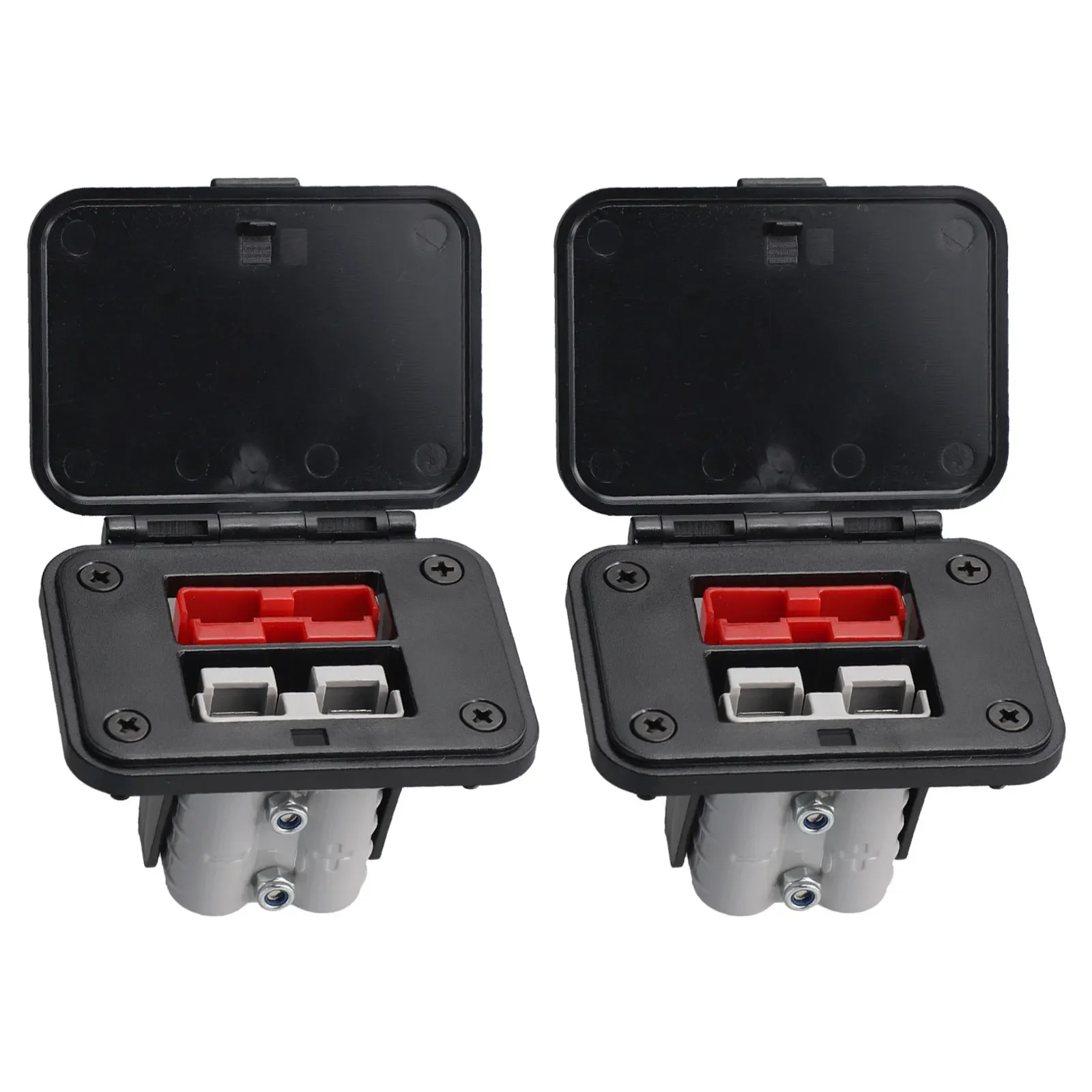 600V Panel Dual Flush Mount Bracket Electrical Connection Setup Installation For Electric Vehicles Compatible With 12-6 AWG