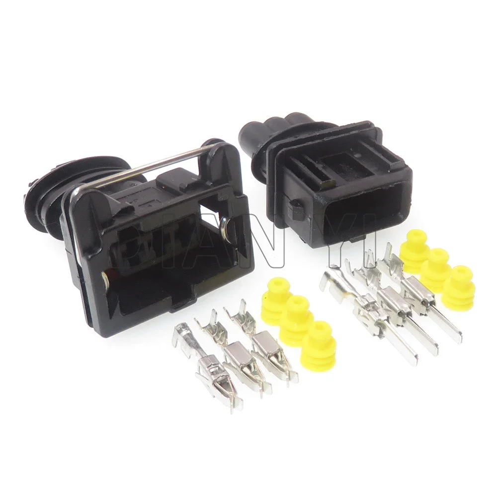 1 Set 3 Way Automobile Throttle Sensor Connector With Cables 282191-1 282729-1 AC Assembly Car Sealed Wire Socket 1-962581-1