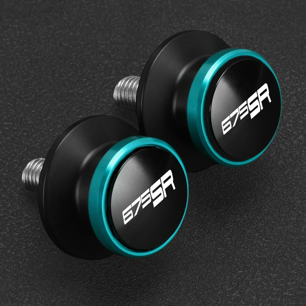 Para cfmoto 675sr 675 sr sr675 cf675sr 2024 2025 2026 motocicleta cnc 10mm acessórios carretéis braço oscilante suporte traseiro parafusos sliders