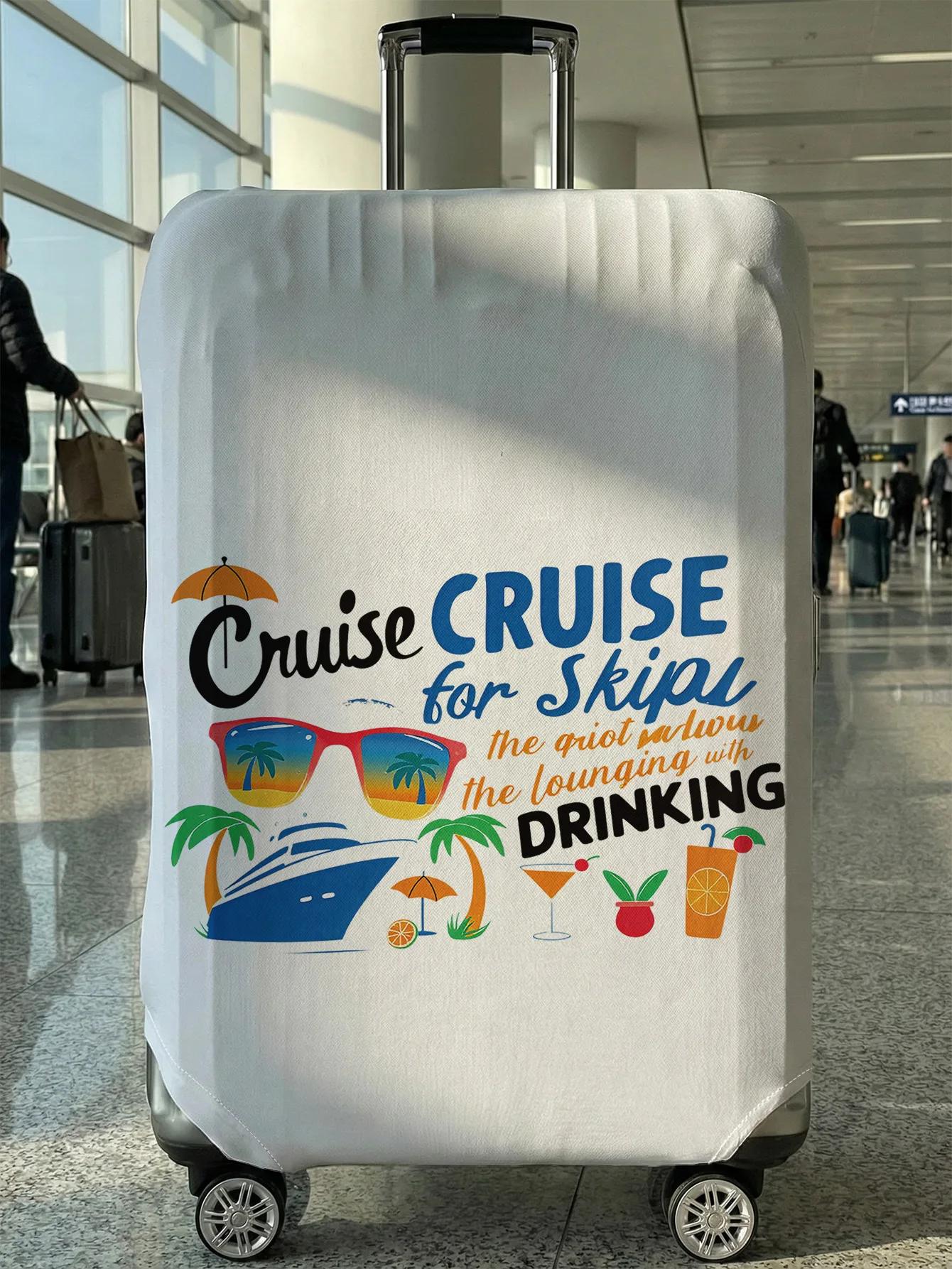 

Защитный чехол для багажа в круизном стиле, подходит для чемоданов 18-32 дюймов, чехлы для ручек чемоданов, аксессуары для путешествий.