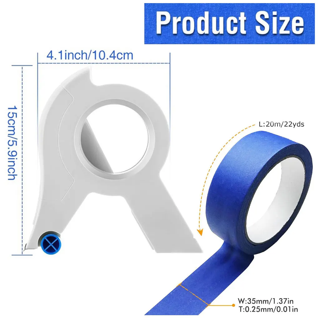 Dispenser Selotip Untuk Dekorasi Hasil Rapi Dan Bersih Aplikator Selotip Pelukis Masking Master A