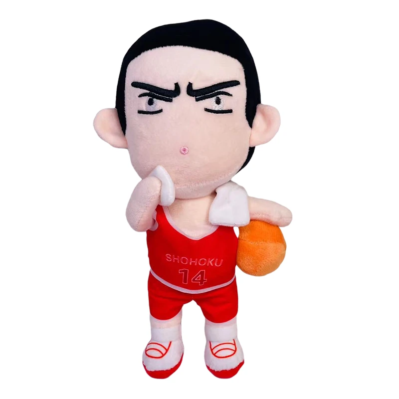 Slam Dunk Sakuragi Hanamichi Rukawa Kaede pluszowe wypełnione lalka Takenori Ryota Miyagi Model zabawka do koszykówki dzieci prezent wystrój domu