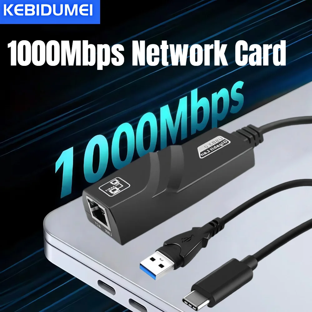 

1000 Мбит/с USB 3.0 Ethernet к RJ45 Гигабитный проводной адаптер Type-C Сетевой концентратор Lan для Windows 7/8/10 MAC для ПК, ноутбука