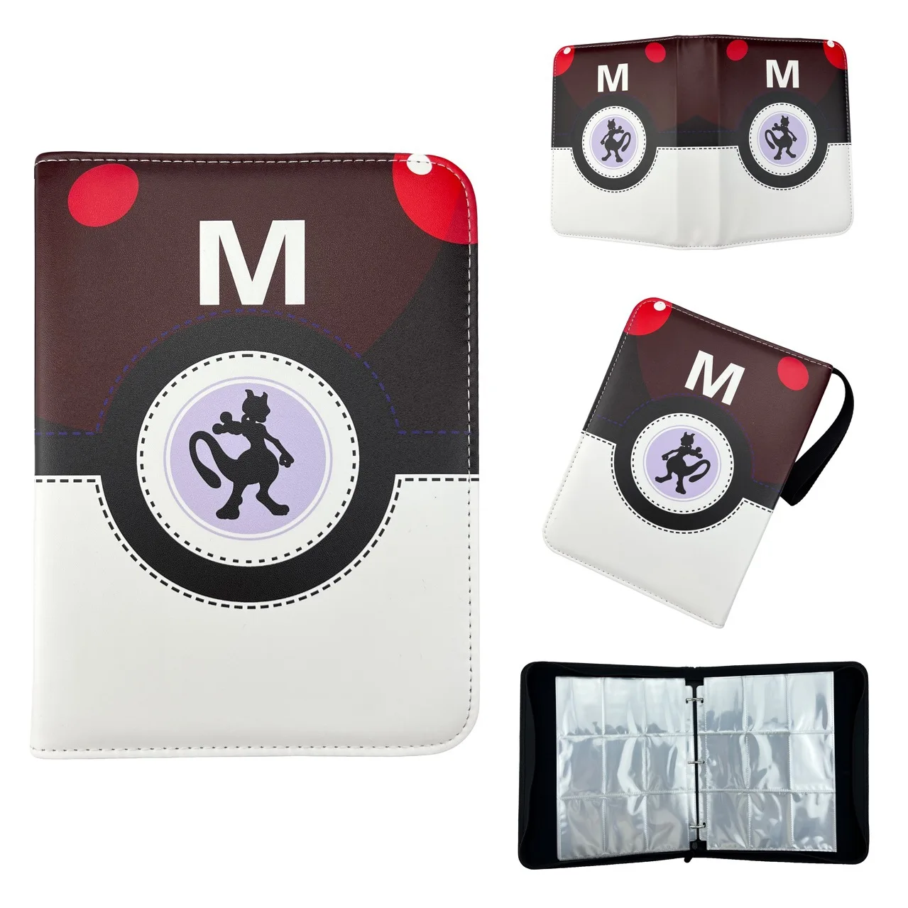 Bandai Pokemon 4or9Pocket Card Album Binder Pokemon Verzamelmap 400or900 apacity Trading Card Storage Book Collectible Gift view 4