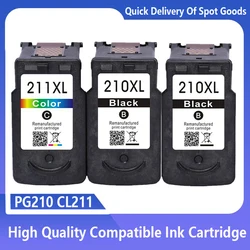 Cartouche d'encre 211XL pour imprimante, pour IL Pixma iP2700 iP2702 MP240 MX330 MX340 MX360 MX410, 210XL CL211