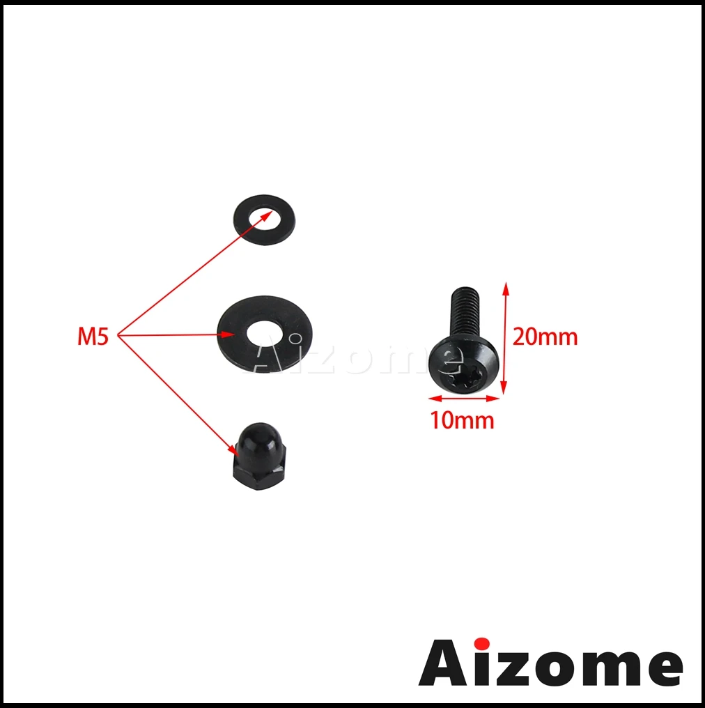 Motorcycle CNC T25 Warrior Fairing Windshedld Bolts Nuts Windscreen Screw For Harley Sofatil Dayn Street Bob MEM7371/7391/7401 