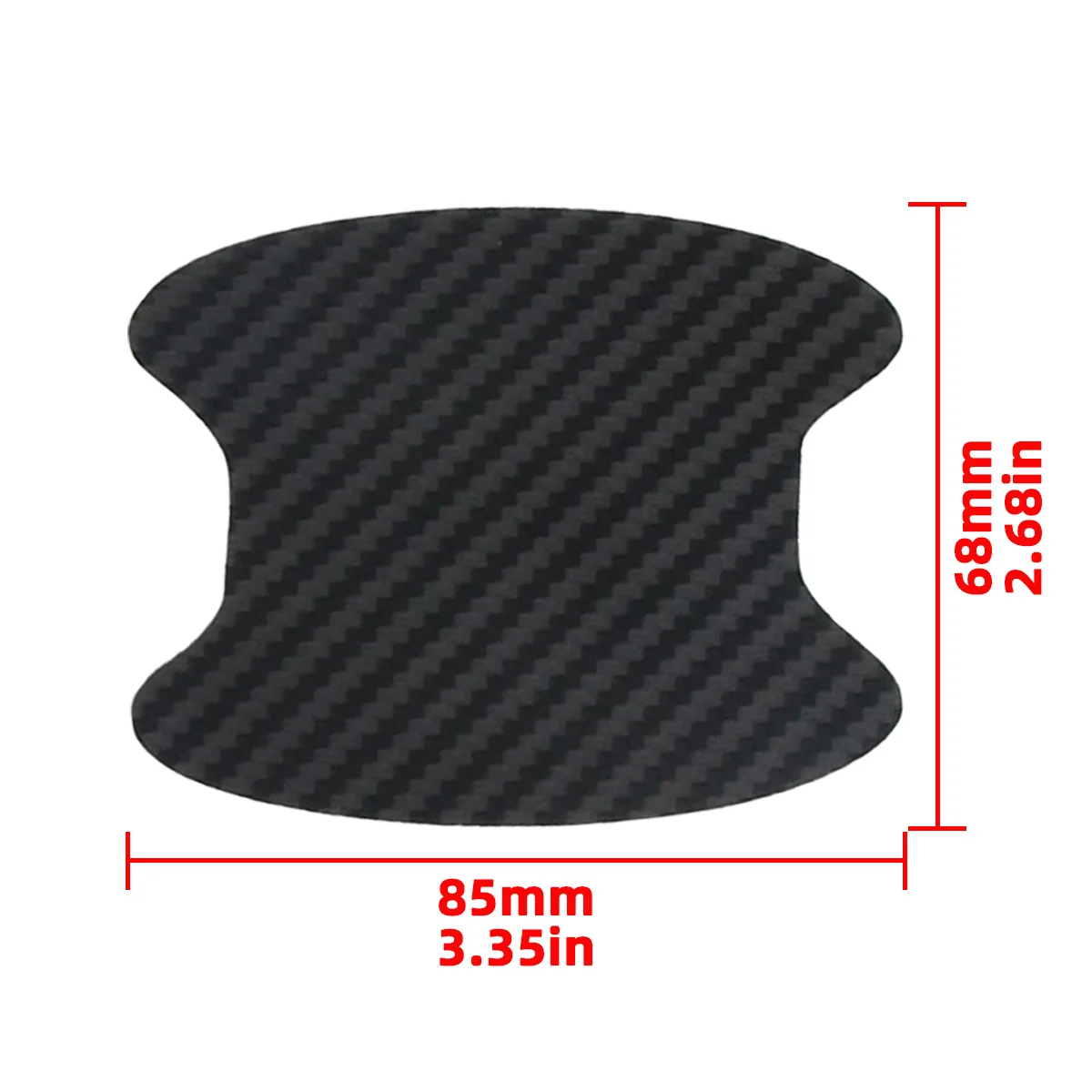4pcs Car Door Handle Protection Stickers Available In Multiple Colors Carbon Fiber Stickers Car Scratch Protection Stickers
