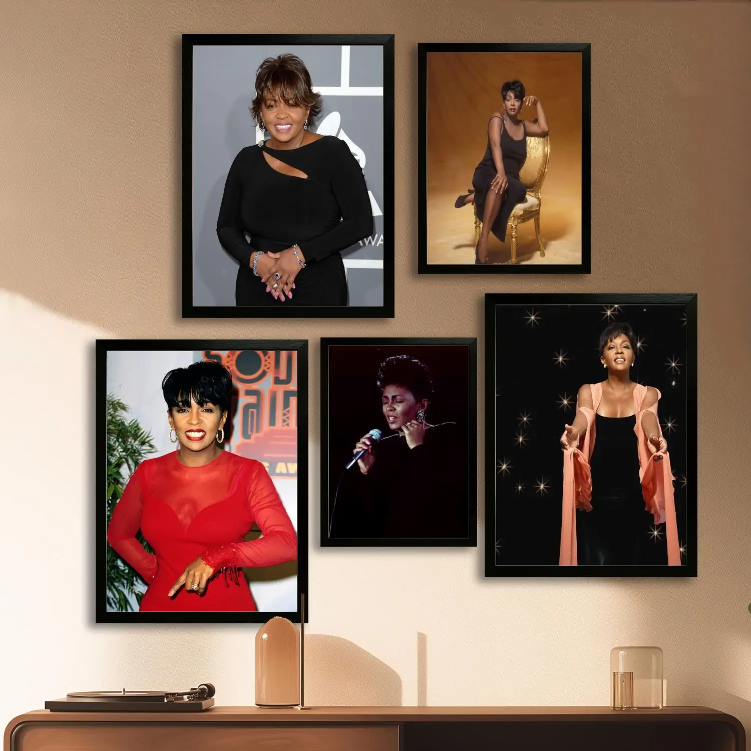 Anita Baker Canvas Art Poster, Wall Art Picture Print, Modern Family Bedroom Decor Posters,Decorative painting