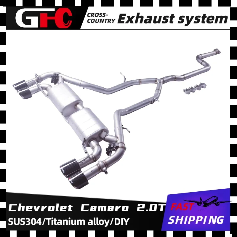 

GFC catback SUS304 high-performance exhaust system, electronic valve muffler For 2014-2024 Chevrolet Camaro 2.0T