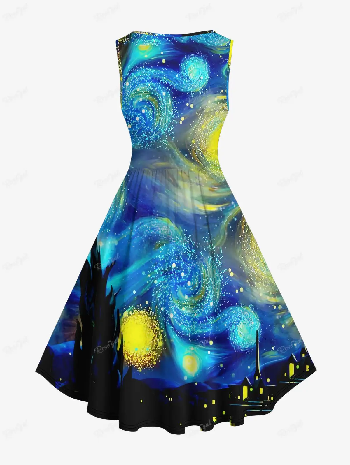 S-3XL Damen kleider und Herren Plus Size passenden Hawaii Strand Outfit für Paare Glitzer Spiral malerei Galaxie gedruckt