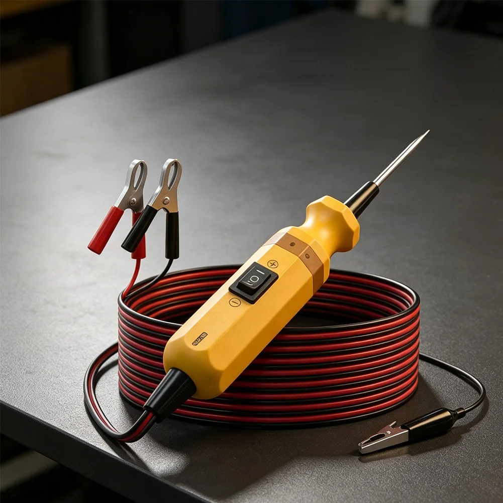 BT160 Vehicle Diagnostic Tester Polarity Indicator Open Circuit Detector Diode Tester Ground Assessment Tool Yellow ABS