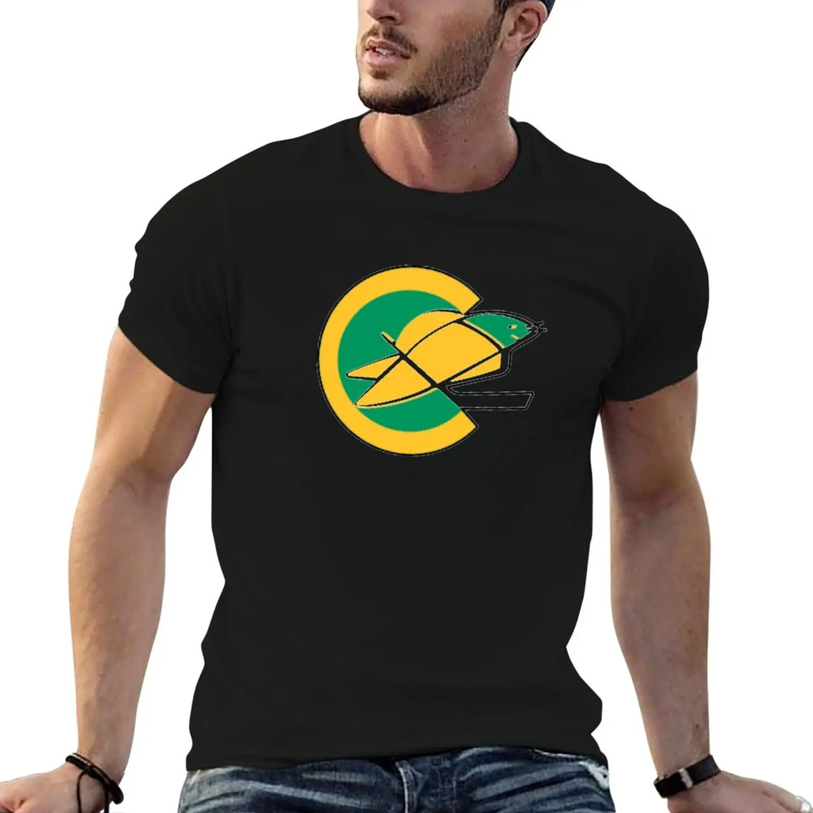 

Vintage t shirt funny cotton man man Golden Seals Retro California t Hockey - T-Shirt shirts
