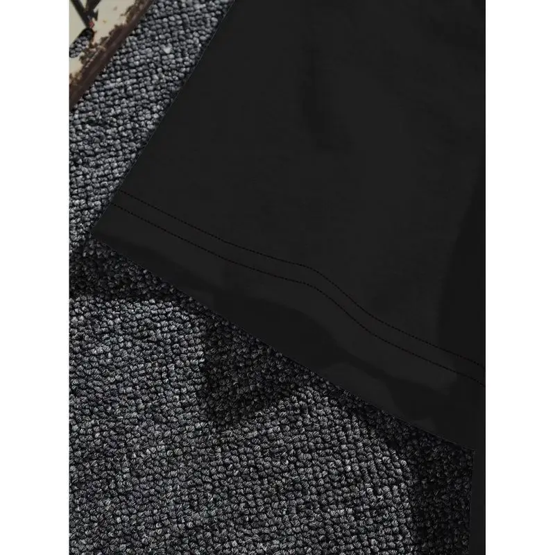 

plus Size Women's Bla ort Sve T-irt Cleanfit Sle Thiened Winter Faion Ladies' Clothing A-line Sve Medium Le...