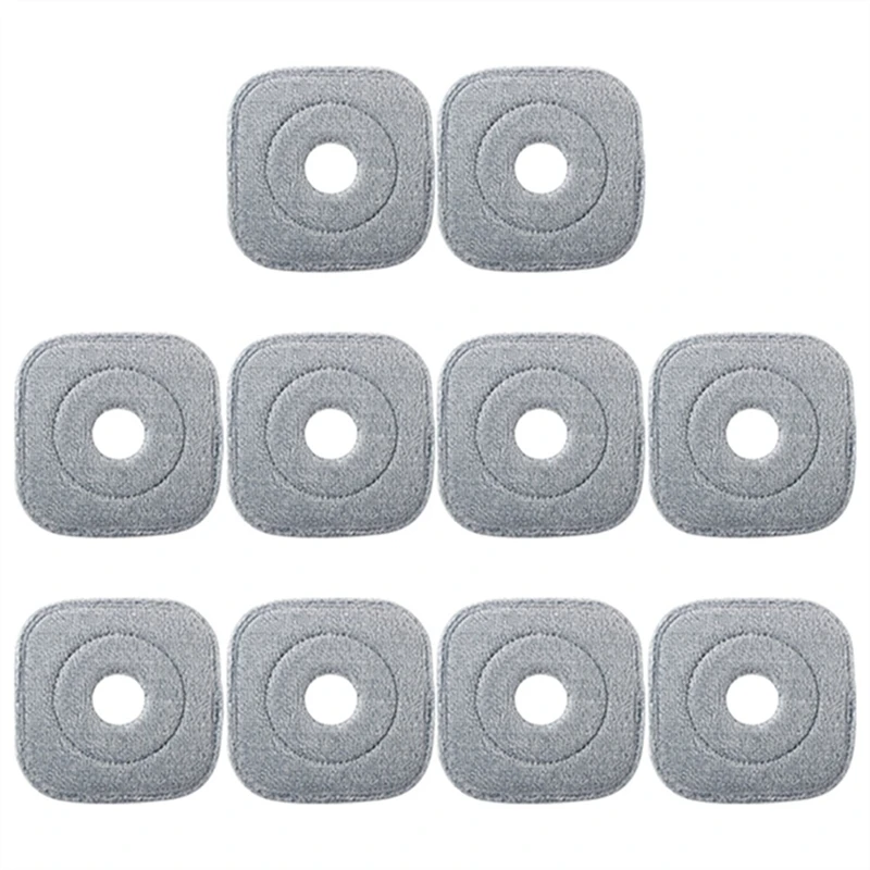 AC39-40Pcs Floors Mop Cloth Pads For Joybos Mop Squeeze Mop Automatic Separation Rotating Cleaning Floors Mop Pads Cloth