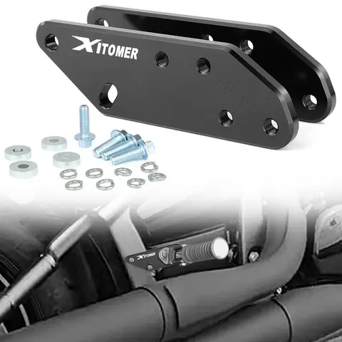 För Kawasaki Vulcan 900 VN900 2008-2024 Vulcan 2000 VN2000 2008-2009 Motorcykel Passagerarfotpinneförlängare Fotstödskit 6 best sales Vulcan Kawasaki - №5