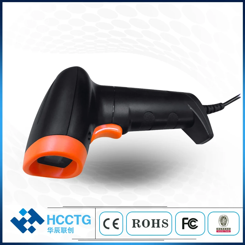 Escáner de código de barras con cable Escáner QR 1D 2D Lector de código de barras portátil Escáner QR HS-6603B