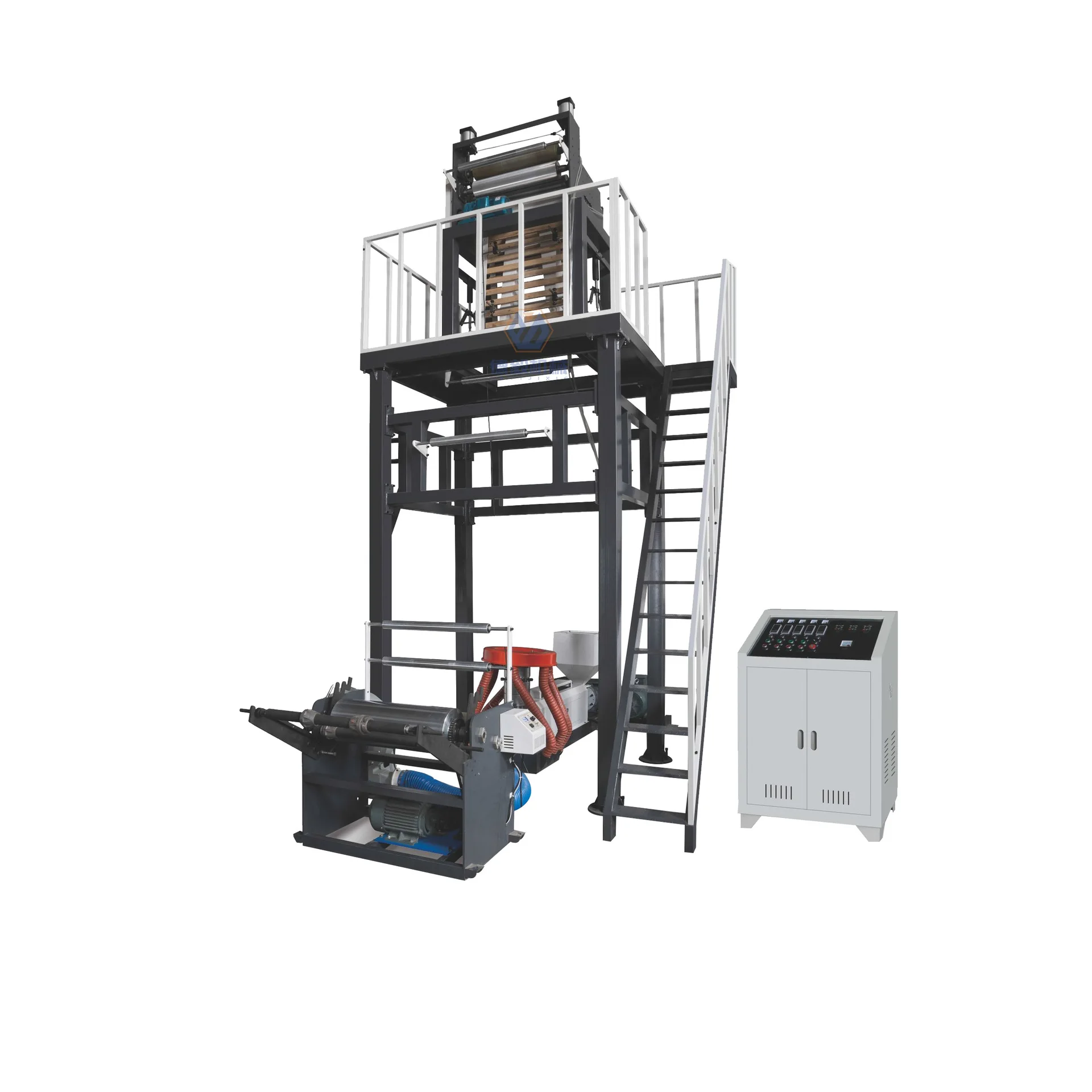 Macchina soffiatrice per film, pellicola plastica completamente automatica, biodegradabile, borsa per gilet