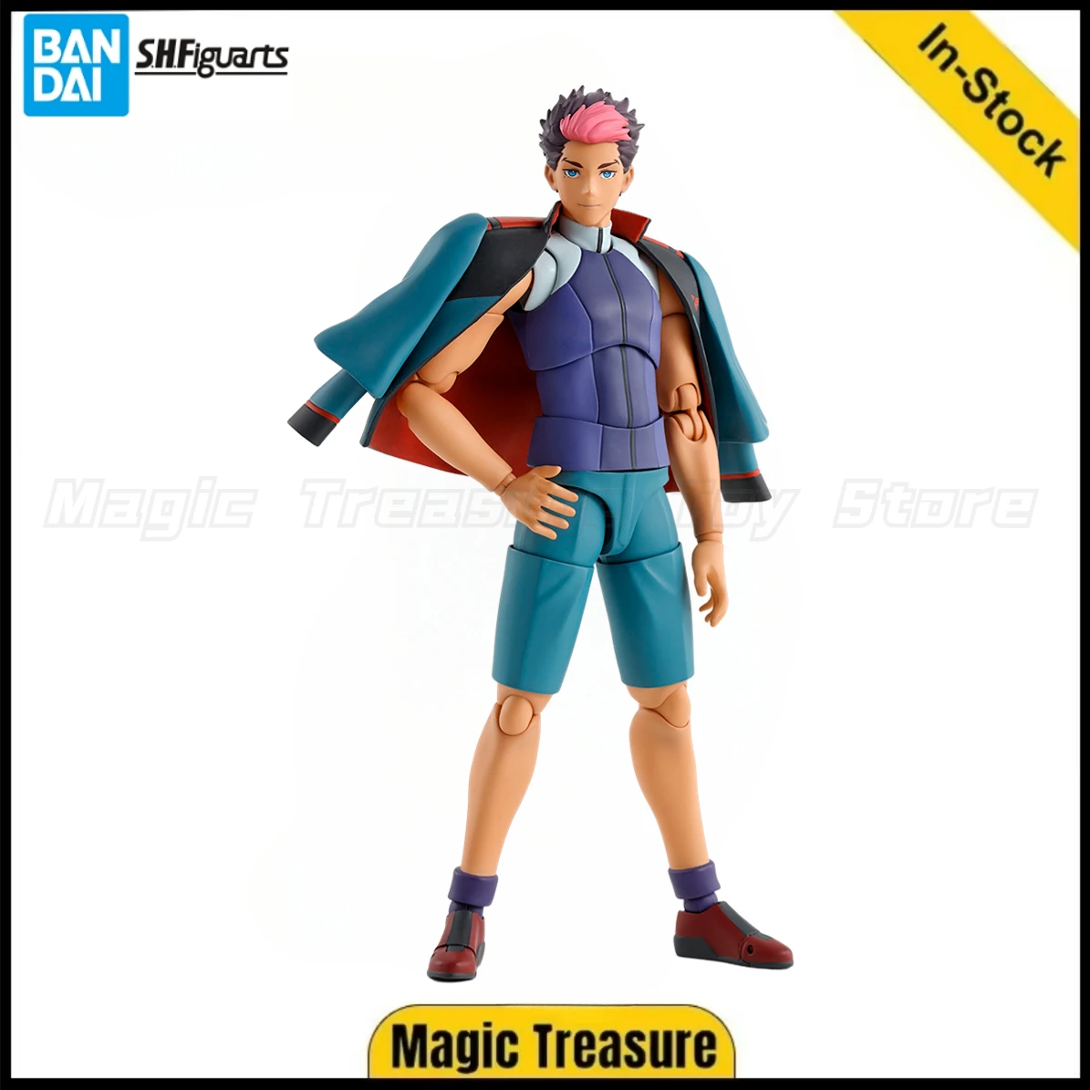 

【In Stock 】Original BANDAI SPIRITS S.H.Figuarts Guel Jeturk Figures Animation Ornaments Collection Model