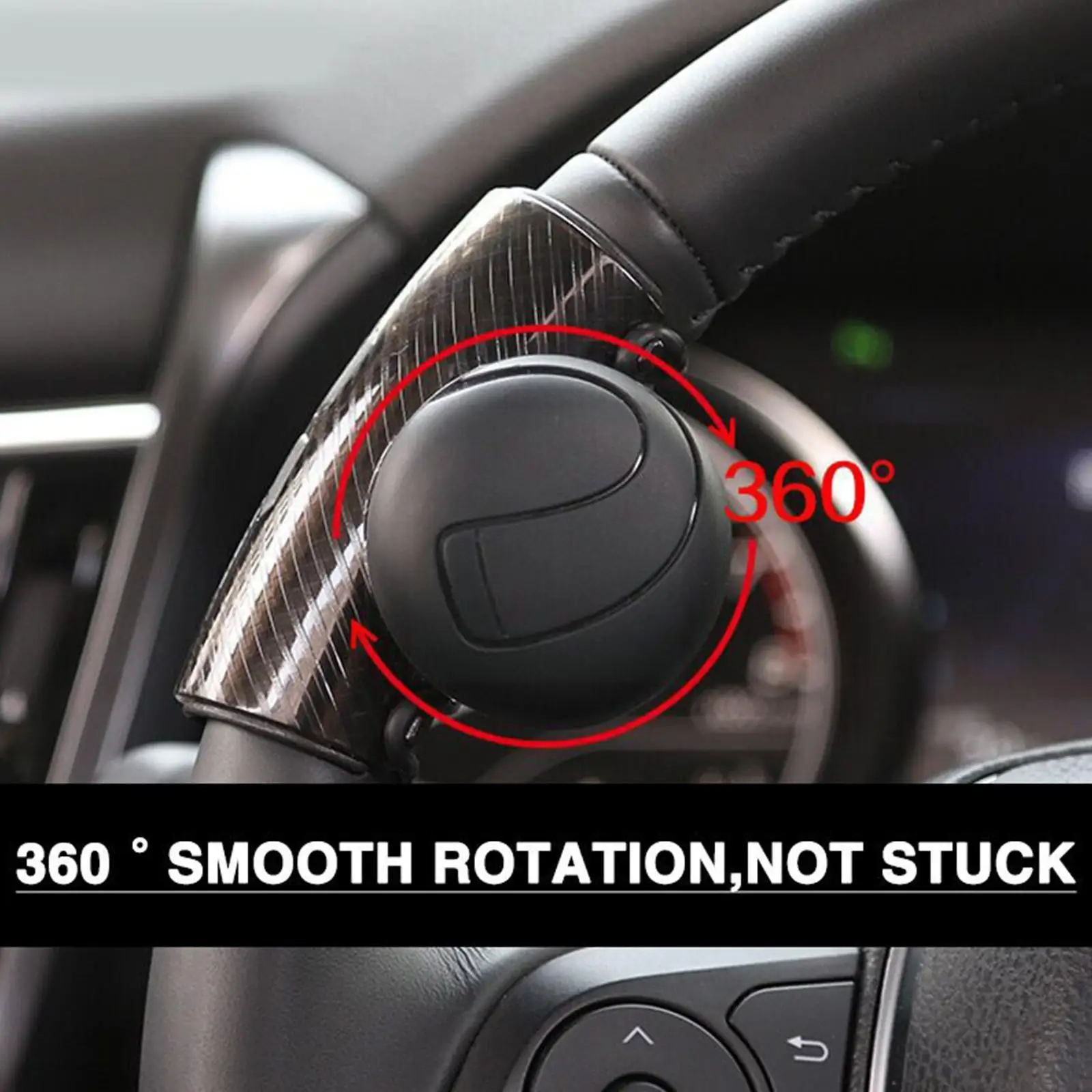 Universal Car Steering Spinner Knob 360 Degree Smooth Driving For W207 Audi Tt Mk2 Audi A5 Mazda 3 Volant Santa Fe Dm W206