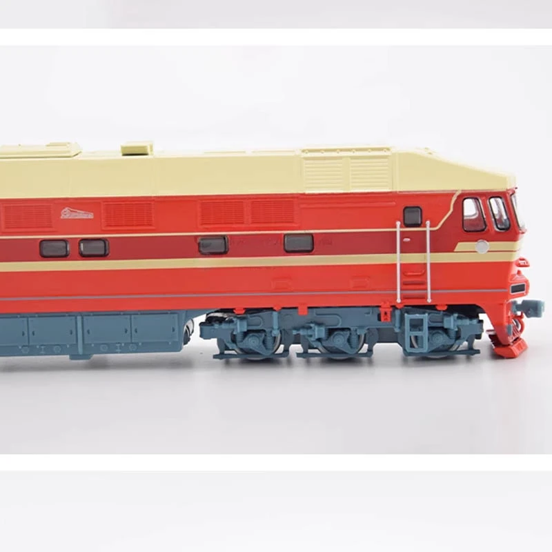 1:87 Soviet Main Line Stand-alone Diesel Locomotive TEP70 Simulation Alloy Train Model JLKN011 Rail Car Toy