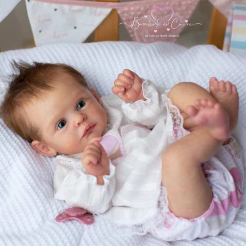 19inch Reborn Kit Joleen Soft Touch DIY Unpainted Reborn Doll Parts with Body  Boneca Reborn Kit Bebê Reborn muñecas reborn