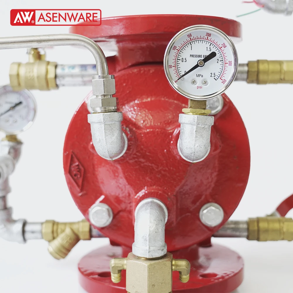 نظام التحكم في صمام تفريغ السلامة من الحرائق، صمام فحص الإنذار الرطب، المورد الصيني