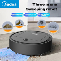 Midea 3-in-1 Smart Sweep Robot 4000pa Suction Power Fully Automatic Home Cleaning Machine USB Charge Smart Vacuum Cleaner New
