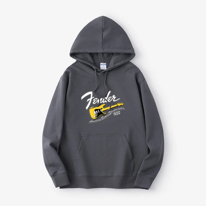 

Женская толстовка F Jazz Ro Band с капюшоном, уличный стиль, свободный крой, длинный рукав, из смесовой ткани (хлопок и лен), с капюшоном, свитер