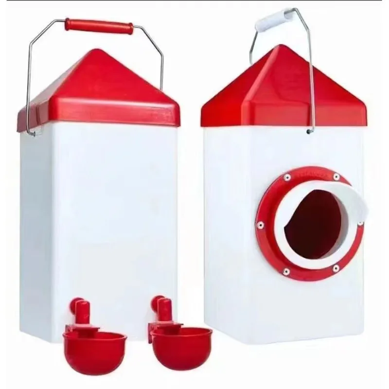 

Chicken, duck and goose automatic feeding bucket, feeding bucket, poultry feeding bucket