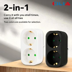 CILIA shuckko Socket, multiple Outlet,Adapter,Power Strip, 250V/16ASpace-saving Multiple Socket, Adapter for Office/home