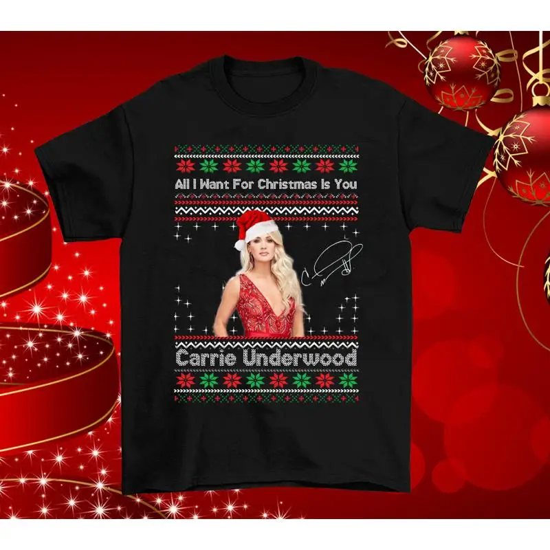 كل ما أريده لعيد الميلاد هل تحمل قميصًا رجاليًا أسودًا مقاسًا #1
