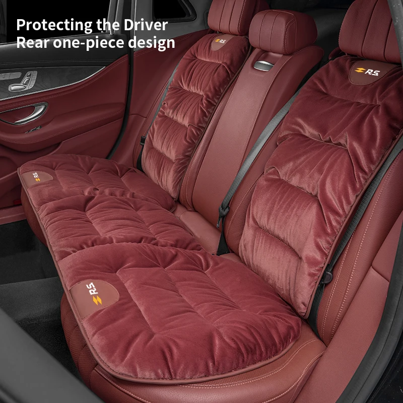 Universal Plush Car Front Seat Cover Cushion Auto Soft Pad For Renault Megane Clio Kadjar Captur Sandero Duster Koleo