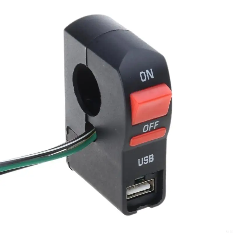 

Мотоциклетный фары 12 В с помощью USB -автомобильного зарядного устройства.