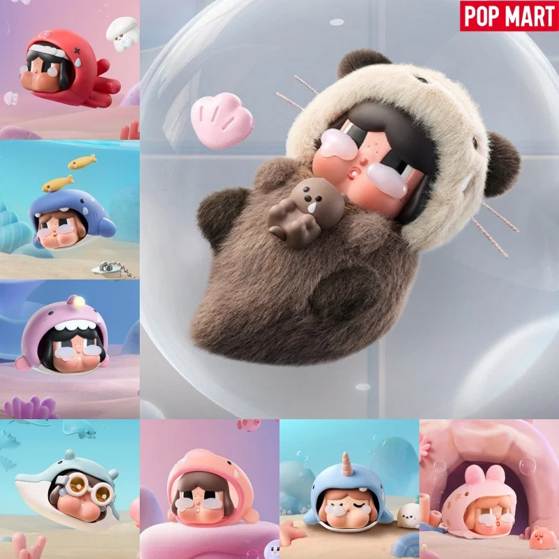 

POPMART Crybaby Blind Box CRY ME An OCEAN Series Collectible Figurine Home Desktop Ornament Art Toy Gift For Collectors