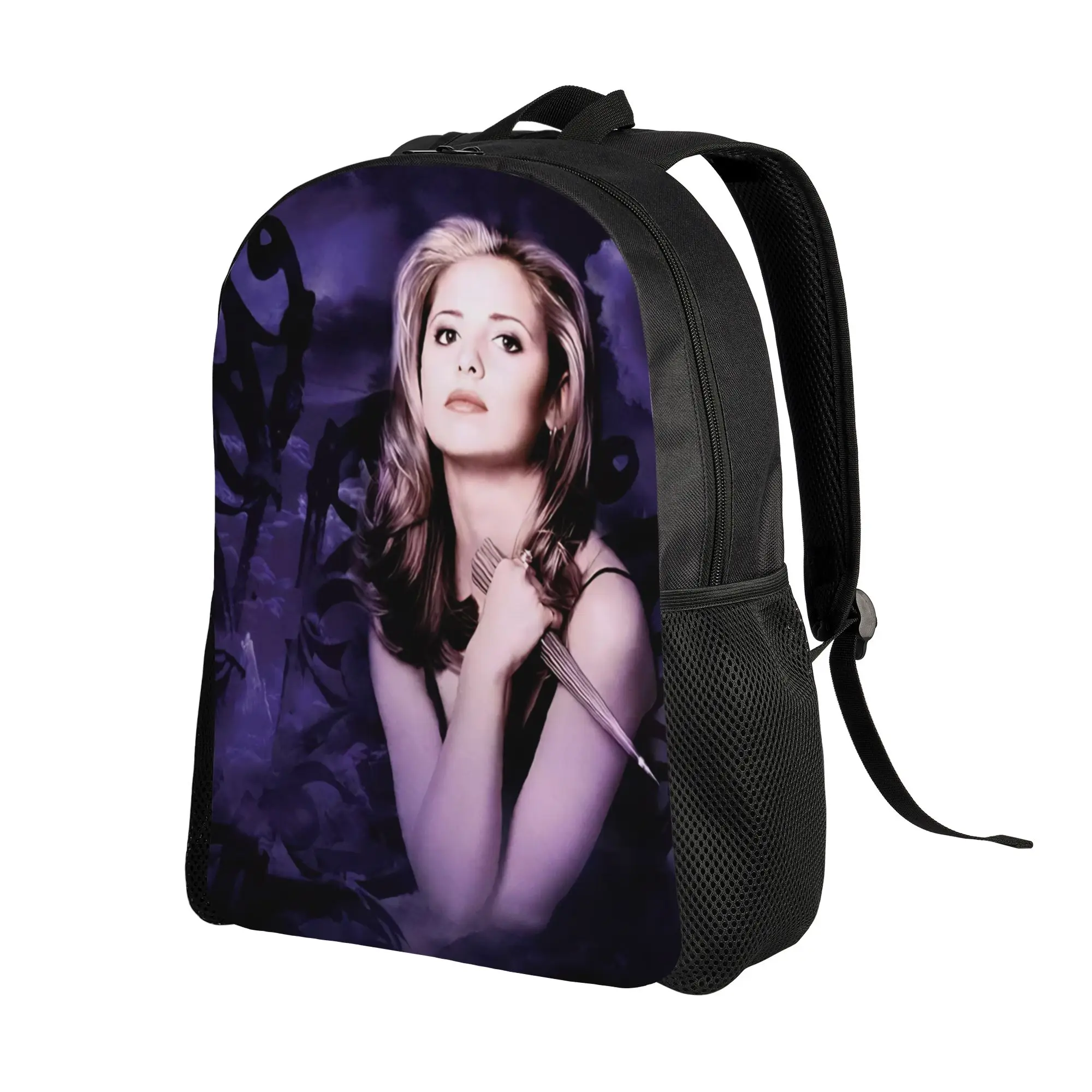 Buffy the Vampire Slayer Classical Backpack Durable Student Business Horror Movie Daypack for Men Women College Canvas Bags