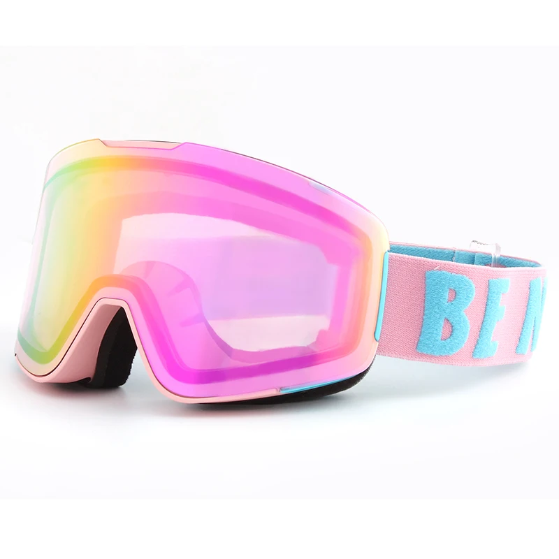 

WHALE Factory Custom High Quality OEM Frameless Snowboard Goggles Anti Fog Cylindrical Men and Women Adults Ski Goggles