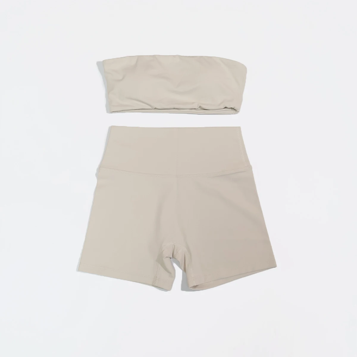Sommerliches trägerloses Sport-BH- und Crop-Top-Set für Damen, Fitness, Yoga, Workout, Gym-Outfit, Deportivos Mujer, 2-teiliges Sportoutfit – Detail 24