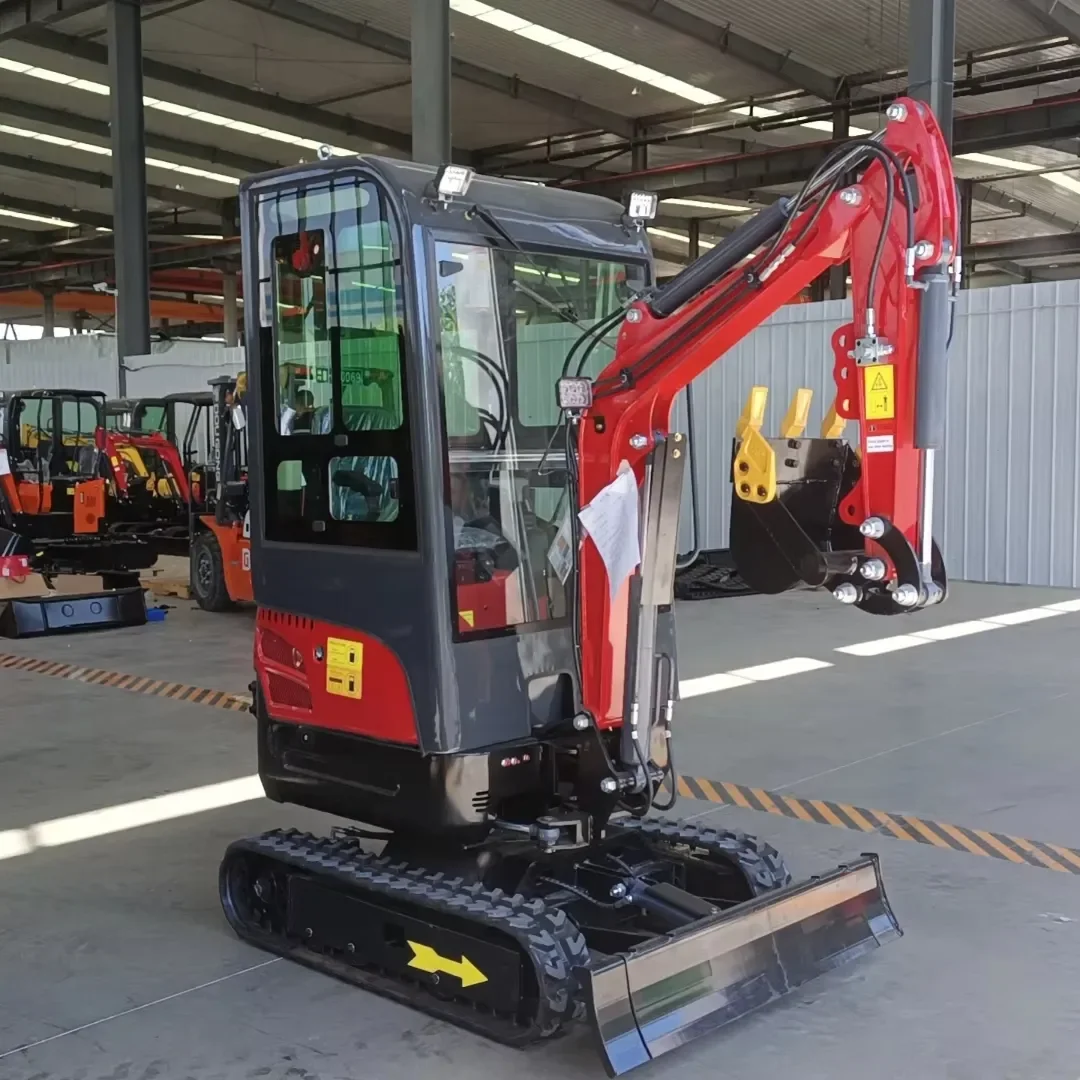 Mini excavadora, envío gratis, Mini excavadora hidráulica de 1,5 toneladas, microexcavadora china, minibagger Kubota Micro ensacadora, excavadora diésel