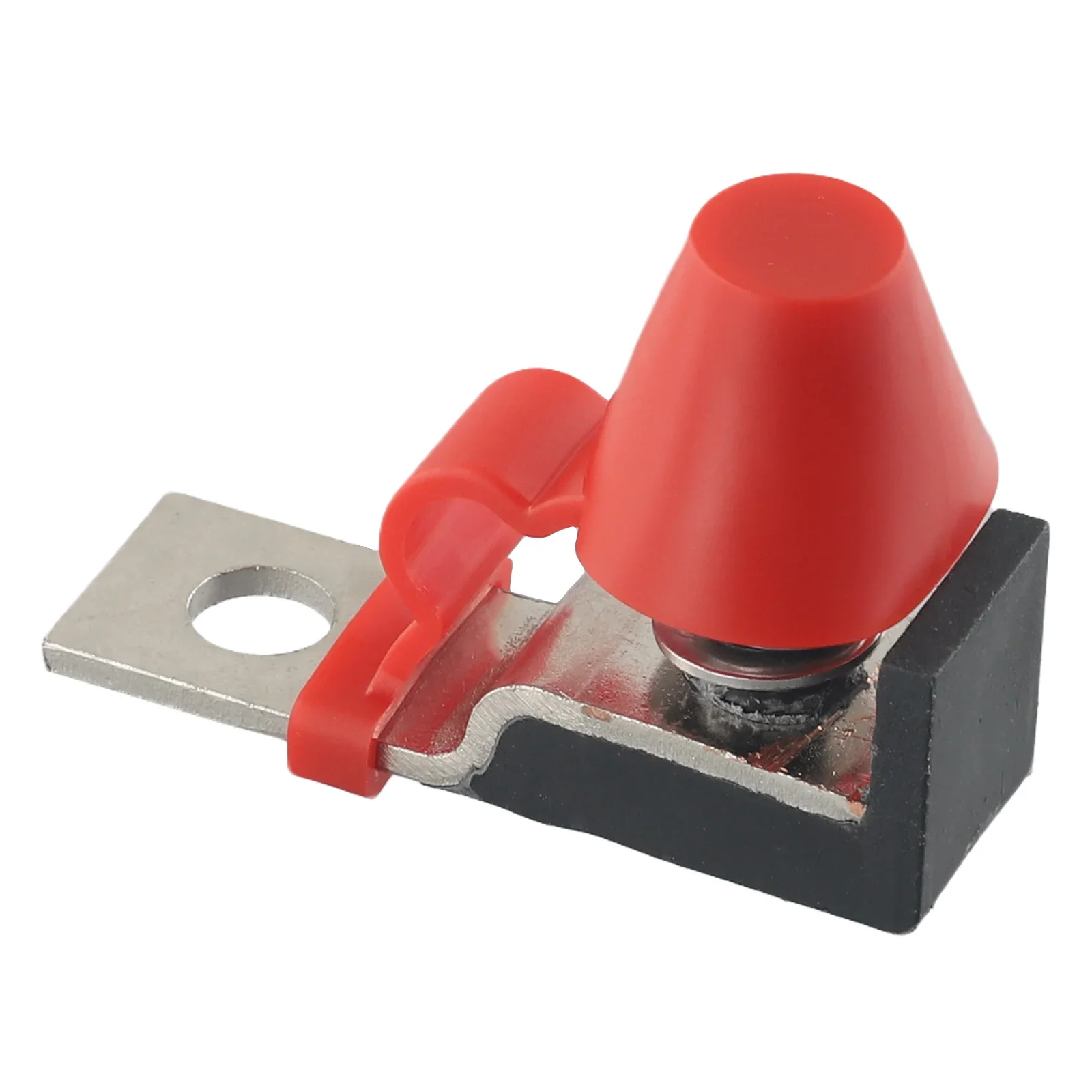 MRBF Type 60 Amp Fuse Holder Mounted To Battery Terminal Compatible With 8MM Stud M8 Max 300 Amp 60 Volt DC Applications