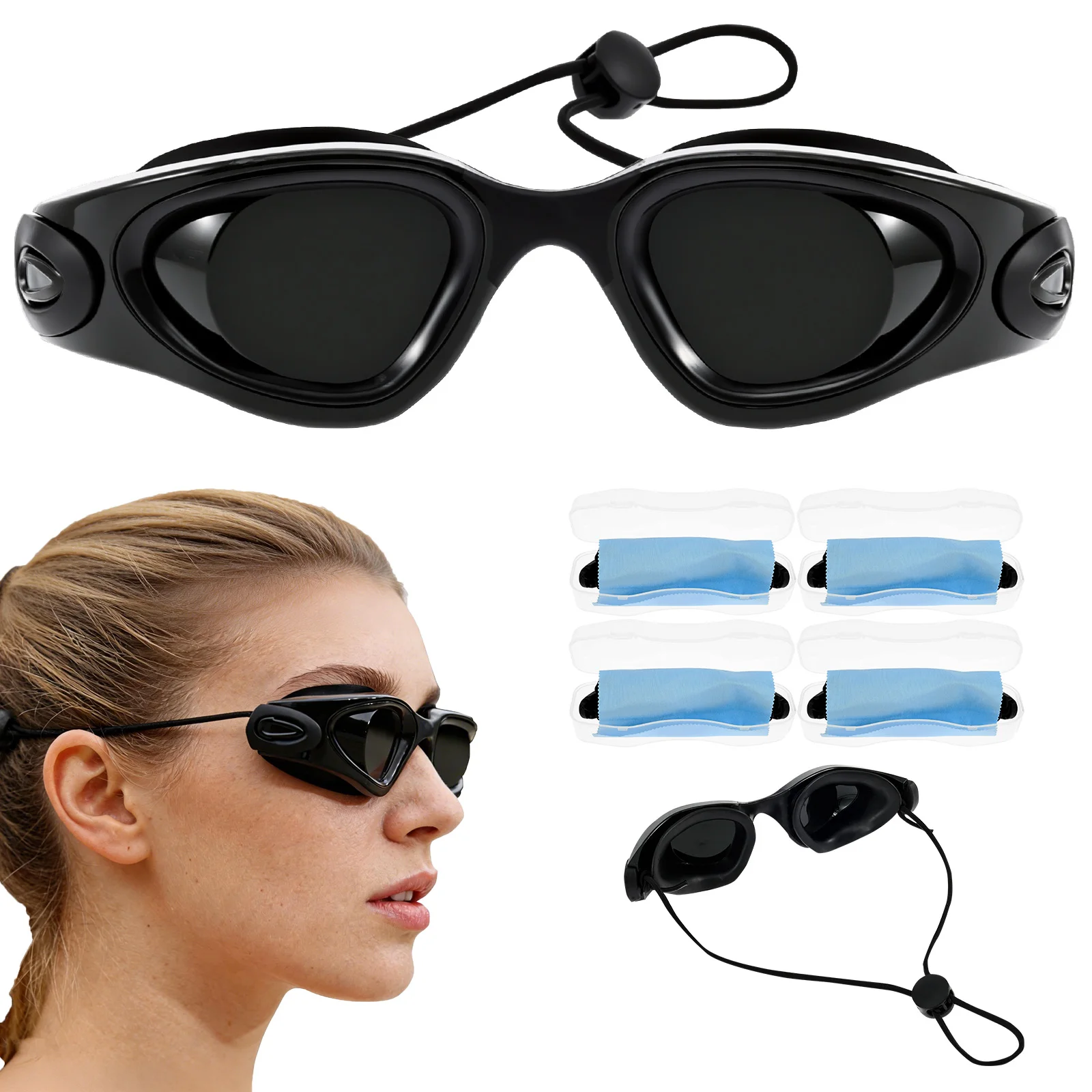 

Набор из 4 защитных очков для загара, безопасные очки для солярия, защита глаз от красного света, подходят для домашнего использования и ежедневных солнечных ванн